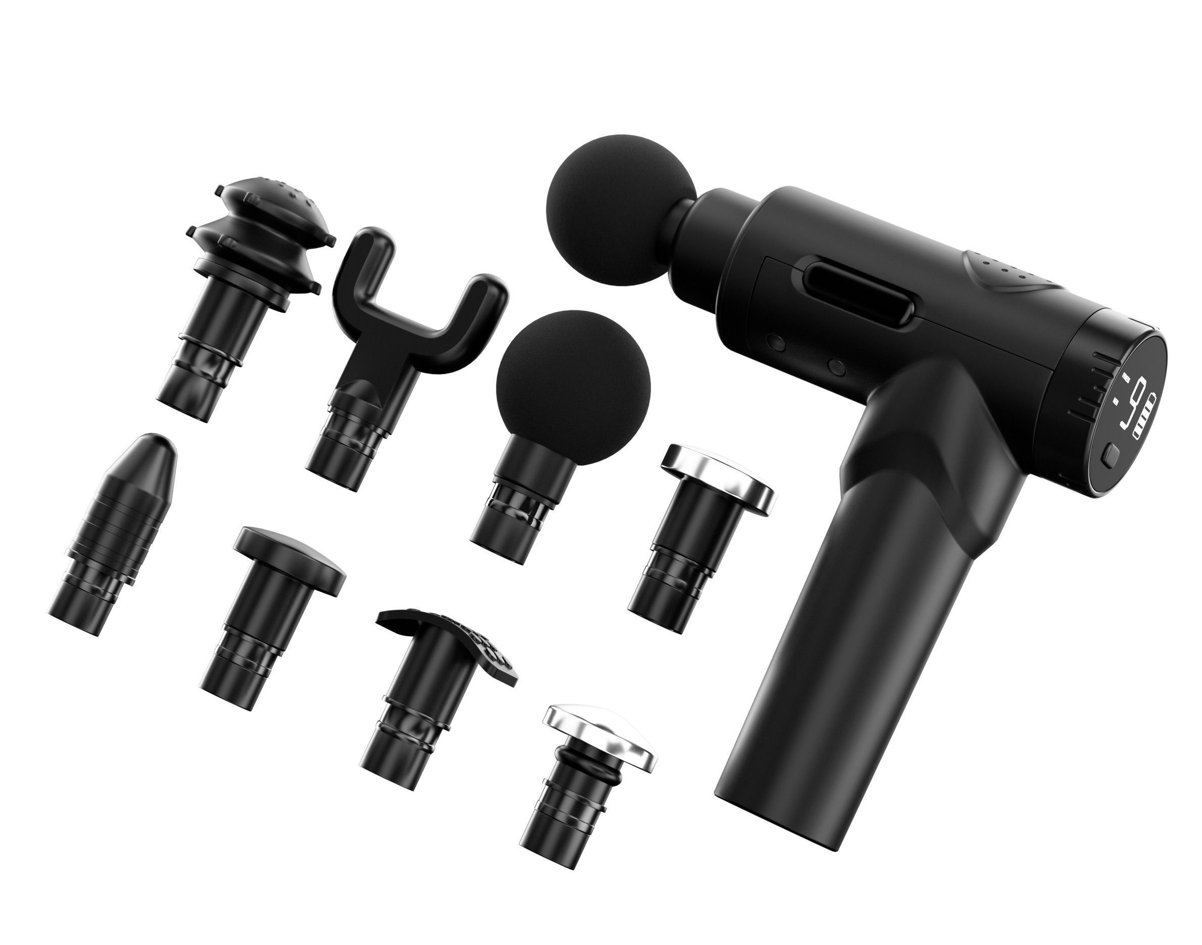Massage Gun 3D model_1