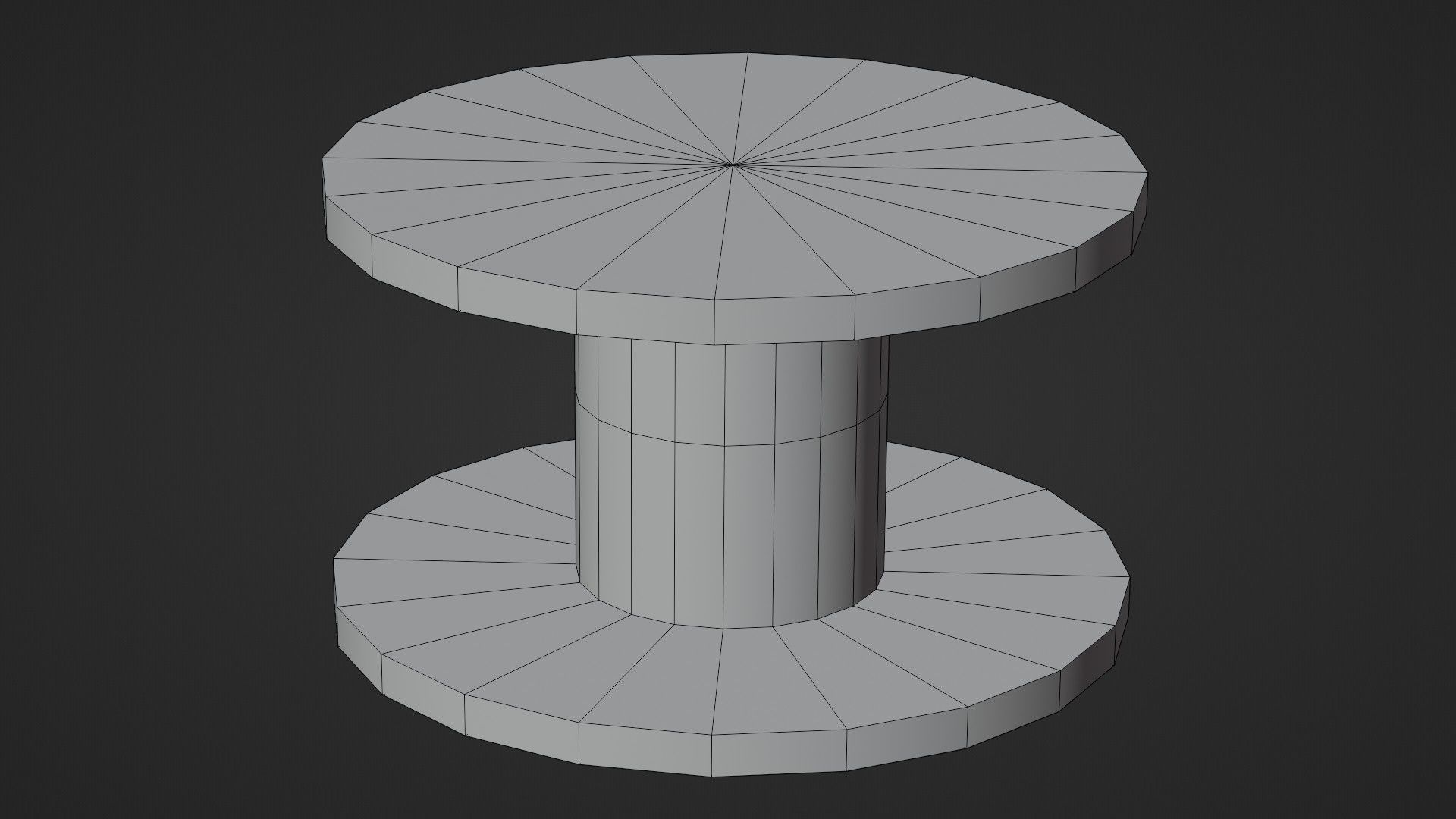 Cable Reel GAME READY Low-poly 3D model_10