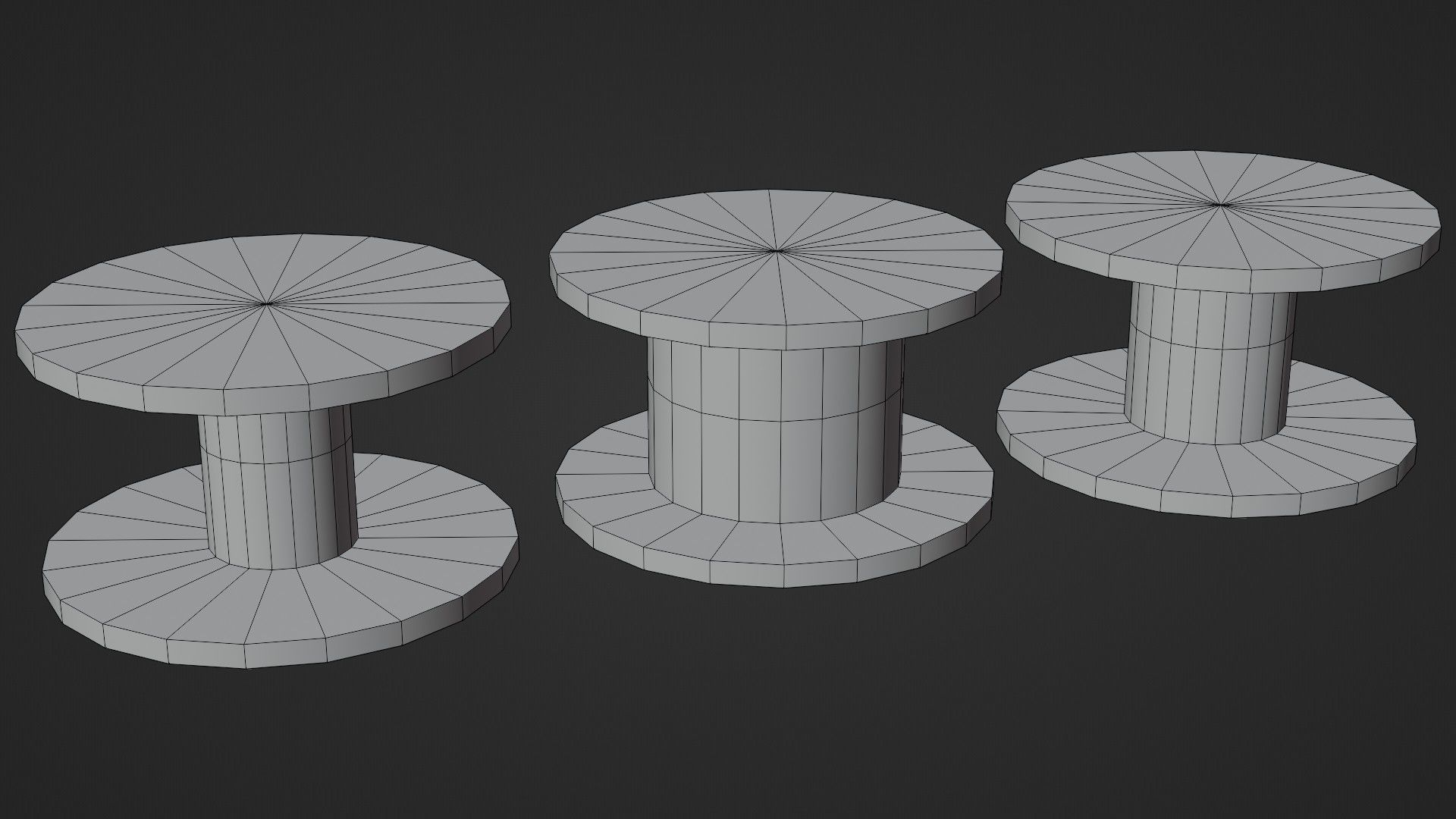 Cable Reel GAME READY Low-poly 3D model_8
