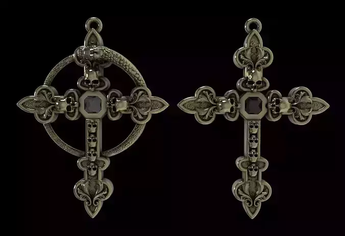 Skull Cross Pendant
