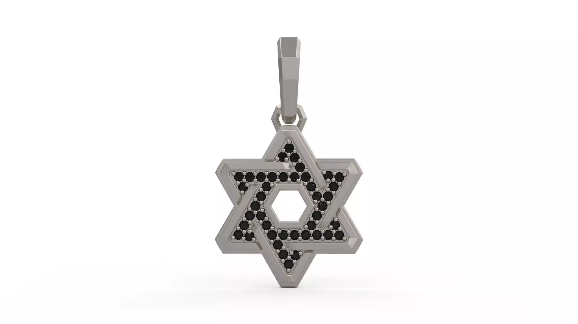 David Yurman Star Of David Pendant 02 3D print model_0