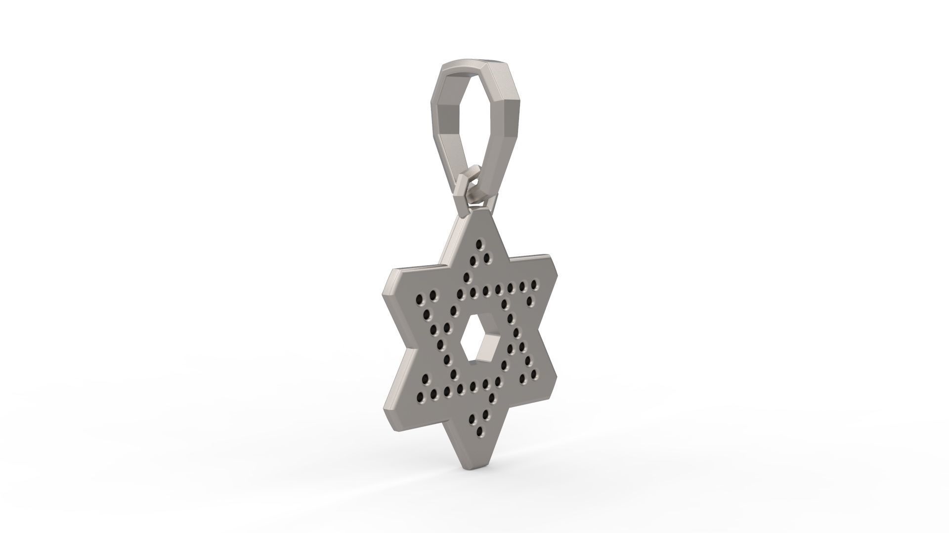 David Yurman Star Of David Pendant 02 3D print model_3