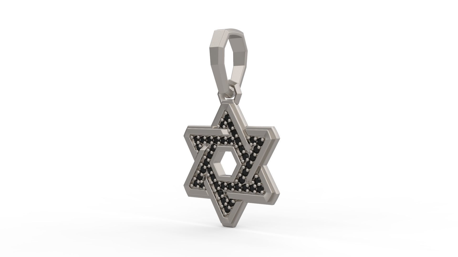 David Yurman Star Of David Pendant 02 3D print model_1