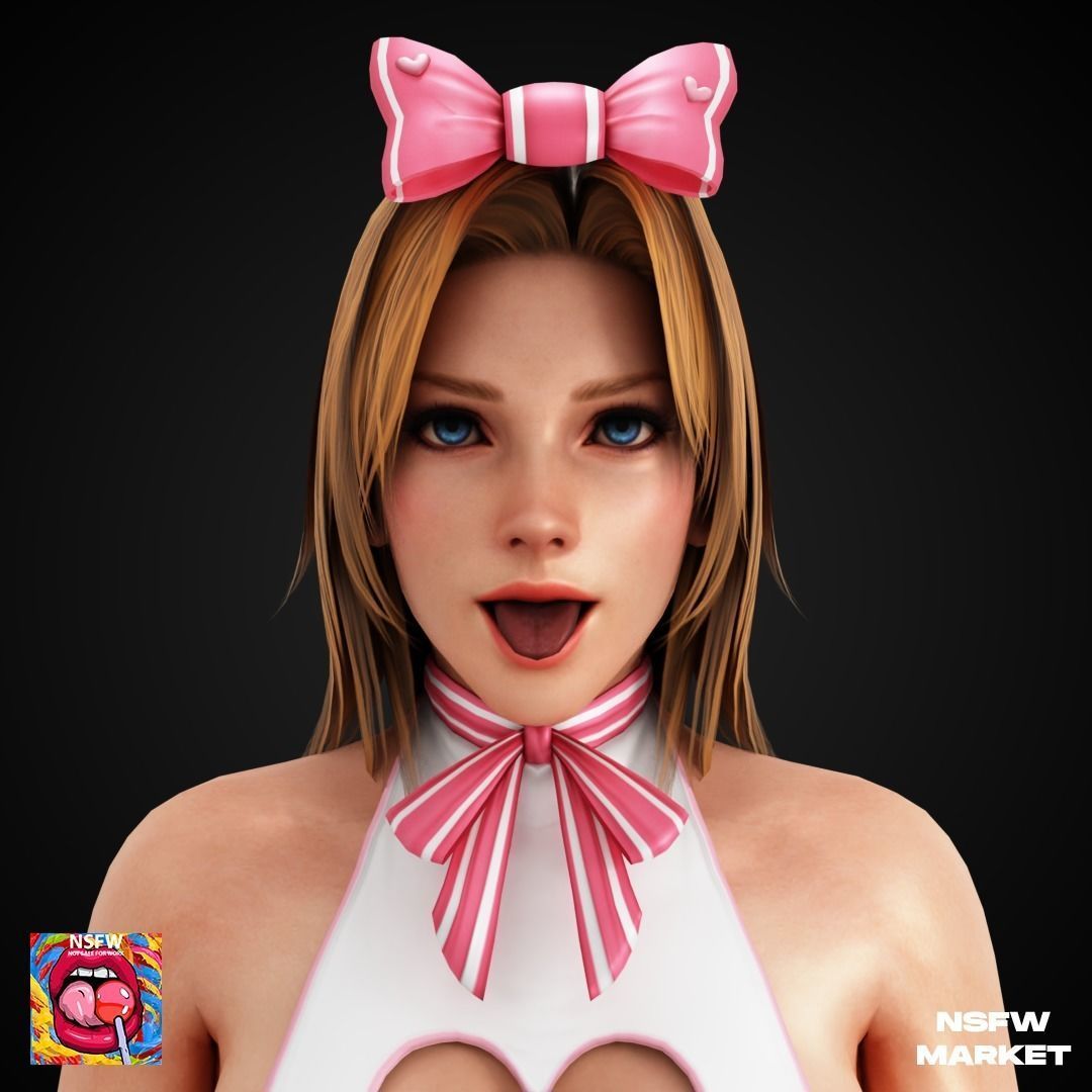 EXCLUSIVE EDITION RIGGED CHARACTER TINA - EYES ON ME Low-poly 3D model_1