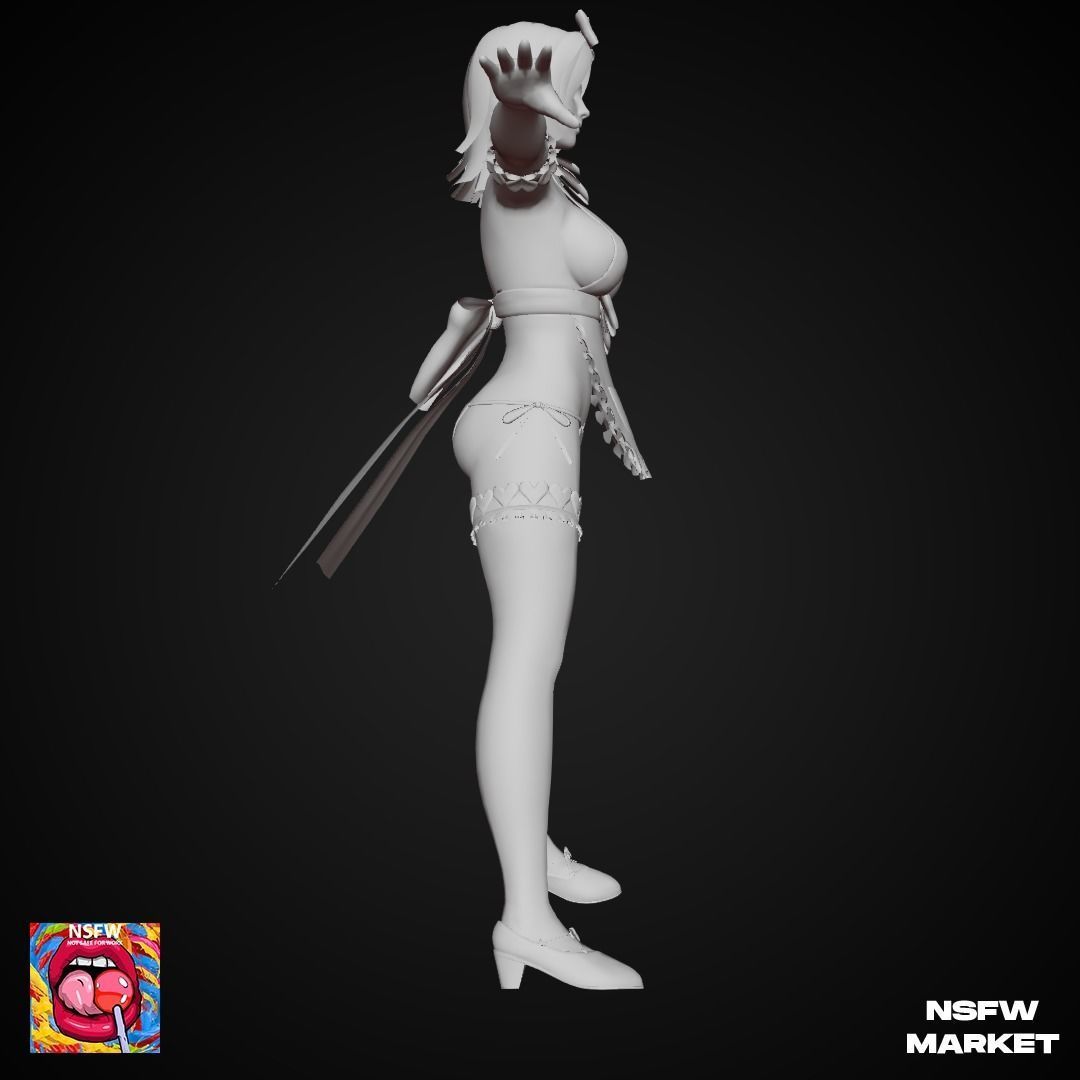 EXCLUSIVE EDITION RIGGED CHARACTER TINA - EYES ON ME Low-poly 3D model_12