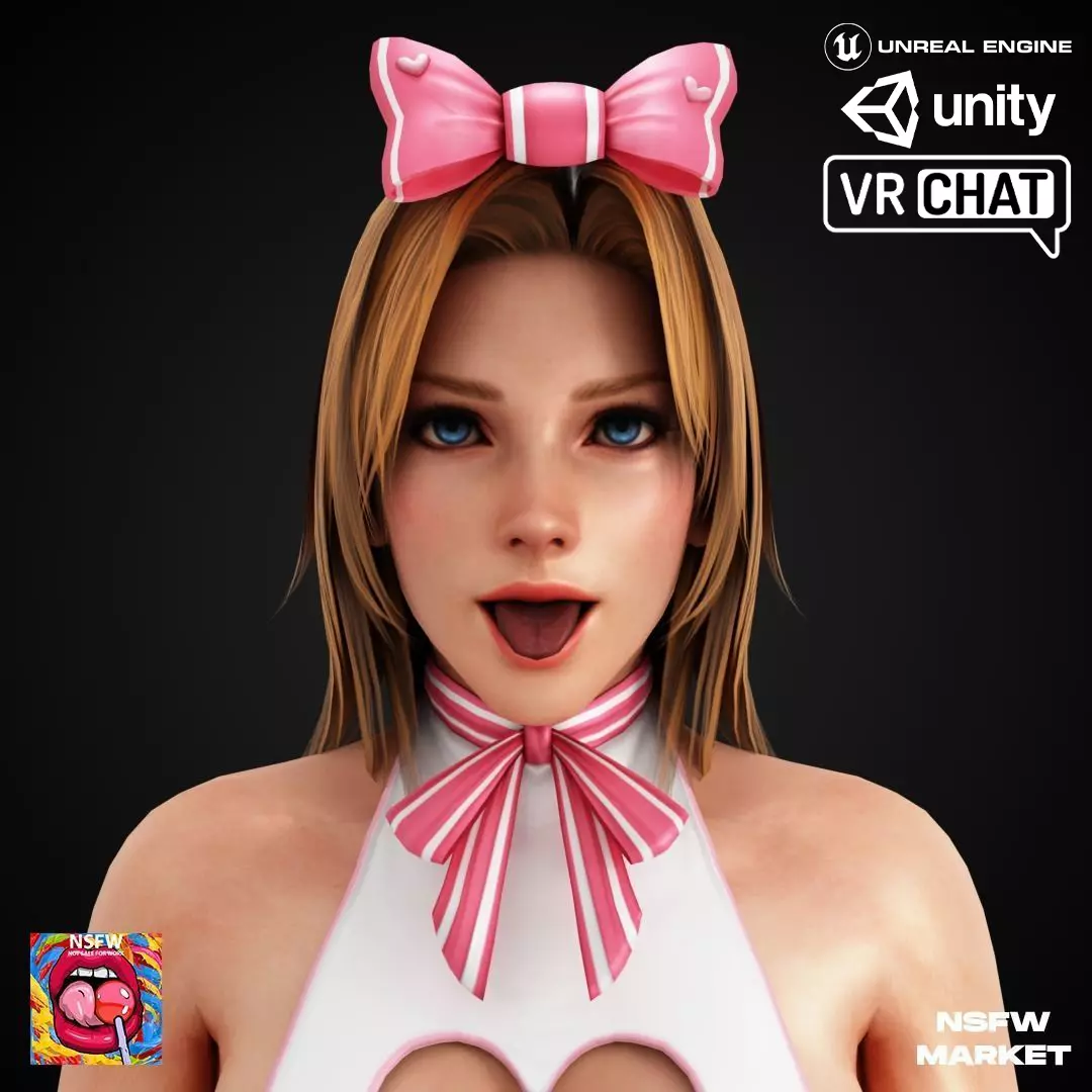 EXCLUSIVE EDITION RIGGED CHARACTER TINA - EYES ON ME Low-poly 3D model_0