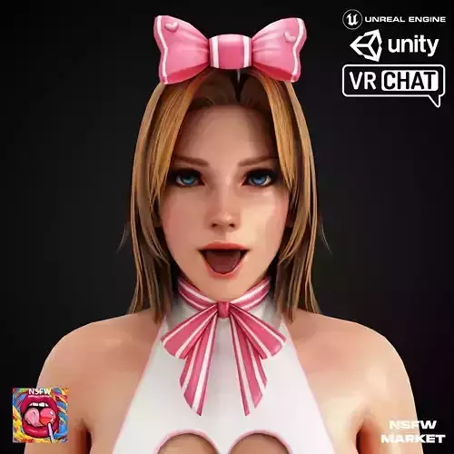 EXCLUSIVE EDITION RIGGED CHARACTER TINA - EYES ON ME Low-poly 3D model