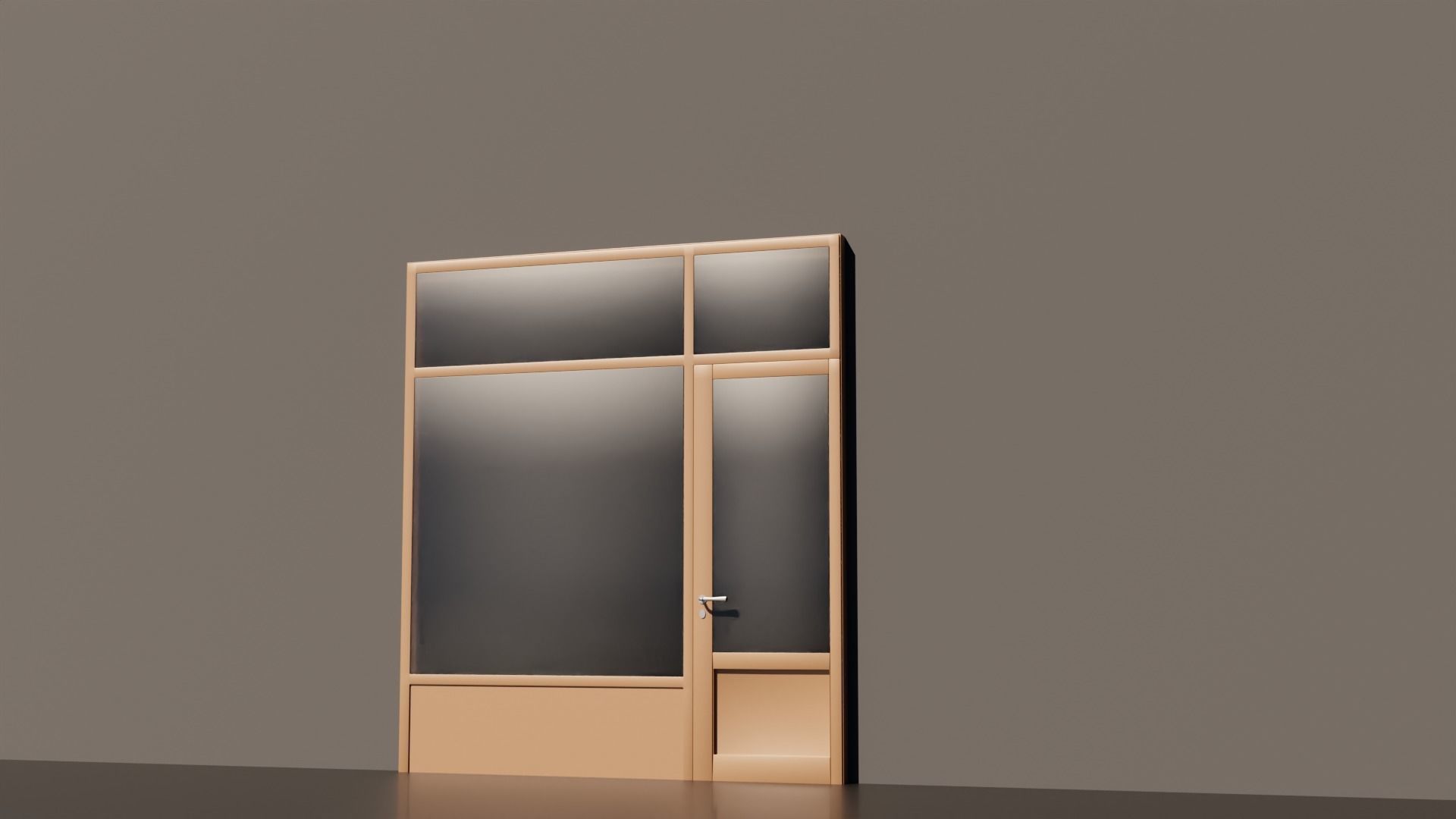 15 Exterior Doors Base Mesh Models Low-poly 3D model_28