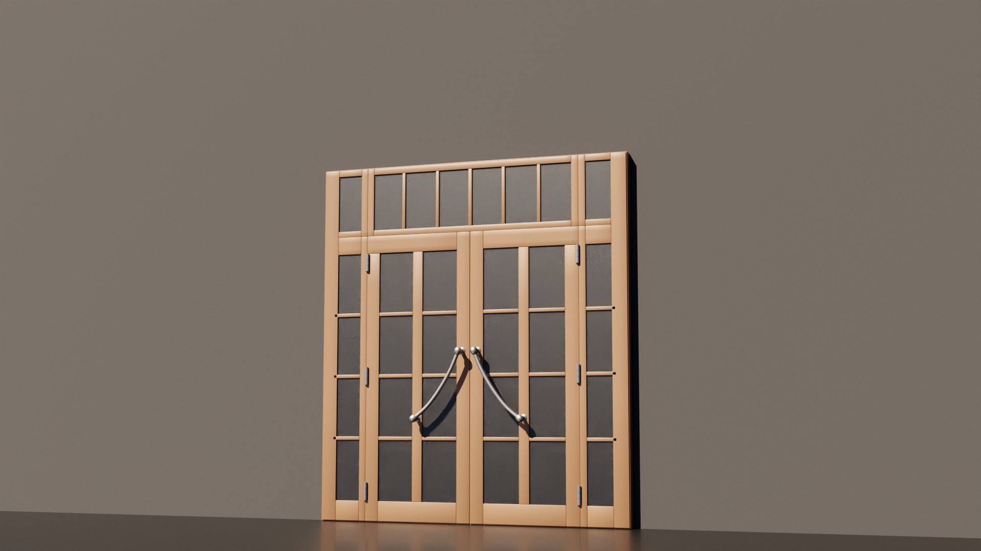 15 Exterior Doors Base Mesh Models Low-poly 3D model_31