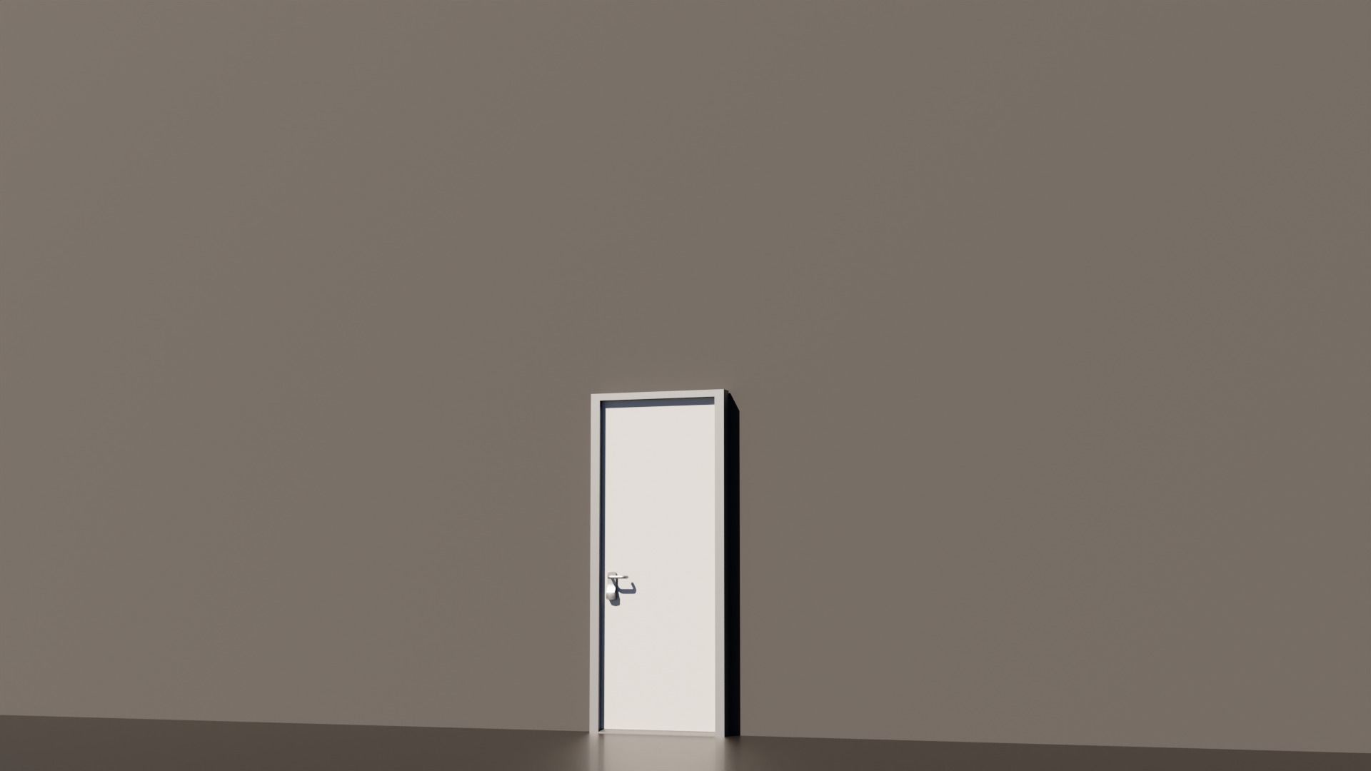 15 Exterior Doors Base Mesh Models Low-poly 3D model_23