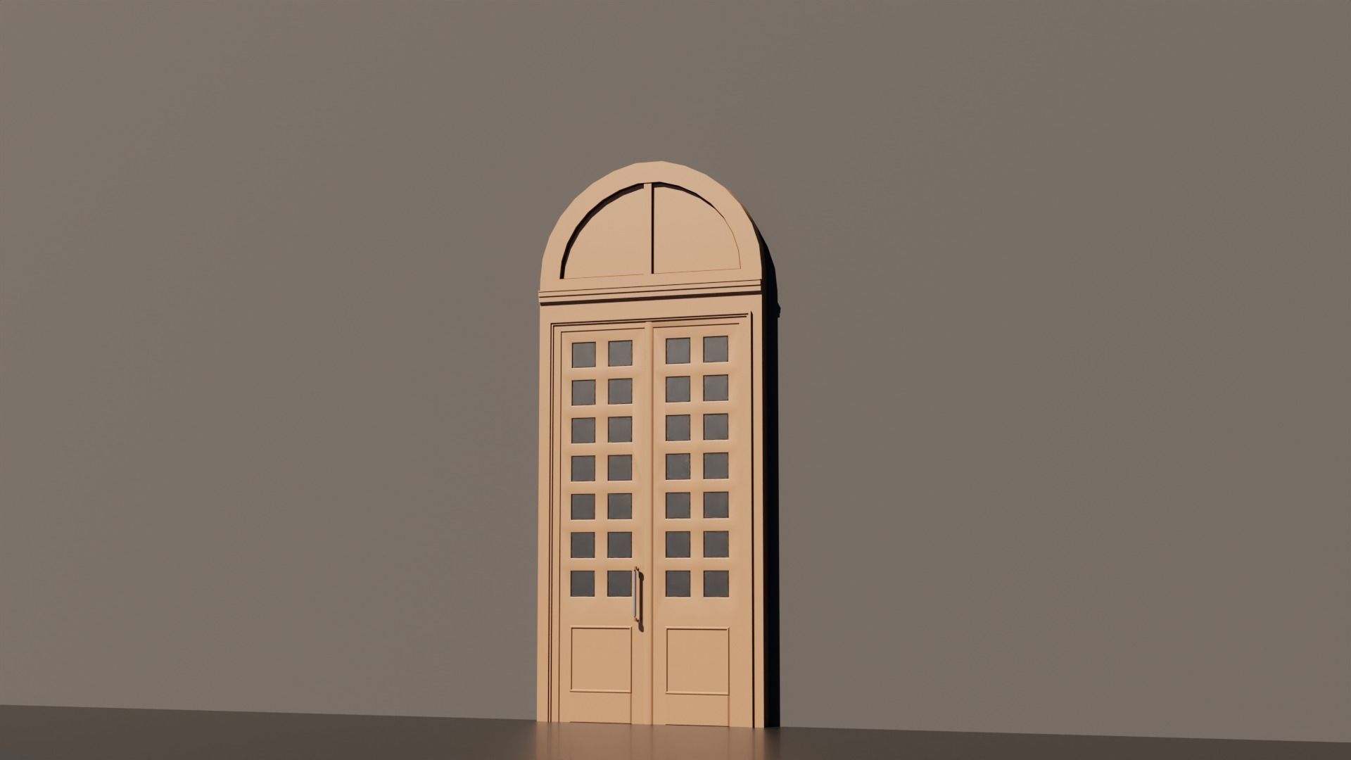 15 Exterior Doors Base Mesh Models Low-poly 3D model_29