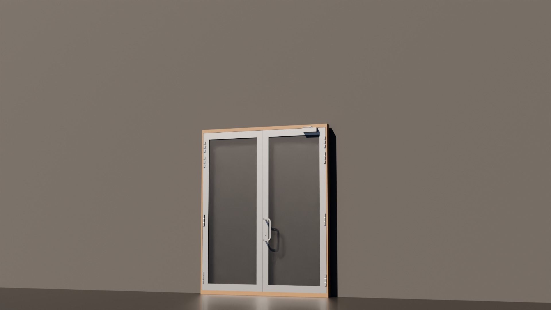 15 Exterior Doors Base Mesh Models Low-poly 3D model_19