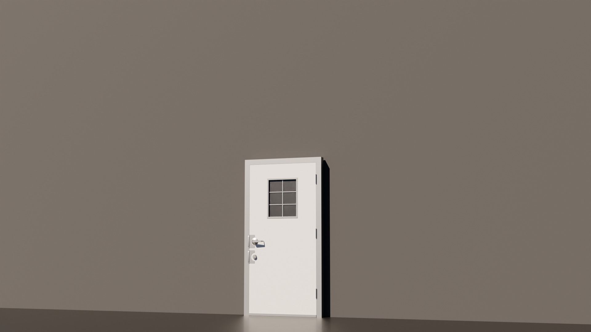 15 Exterior Doors Base Mesh Models Low-poly 3D model_25