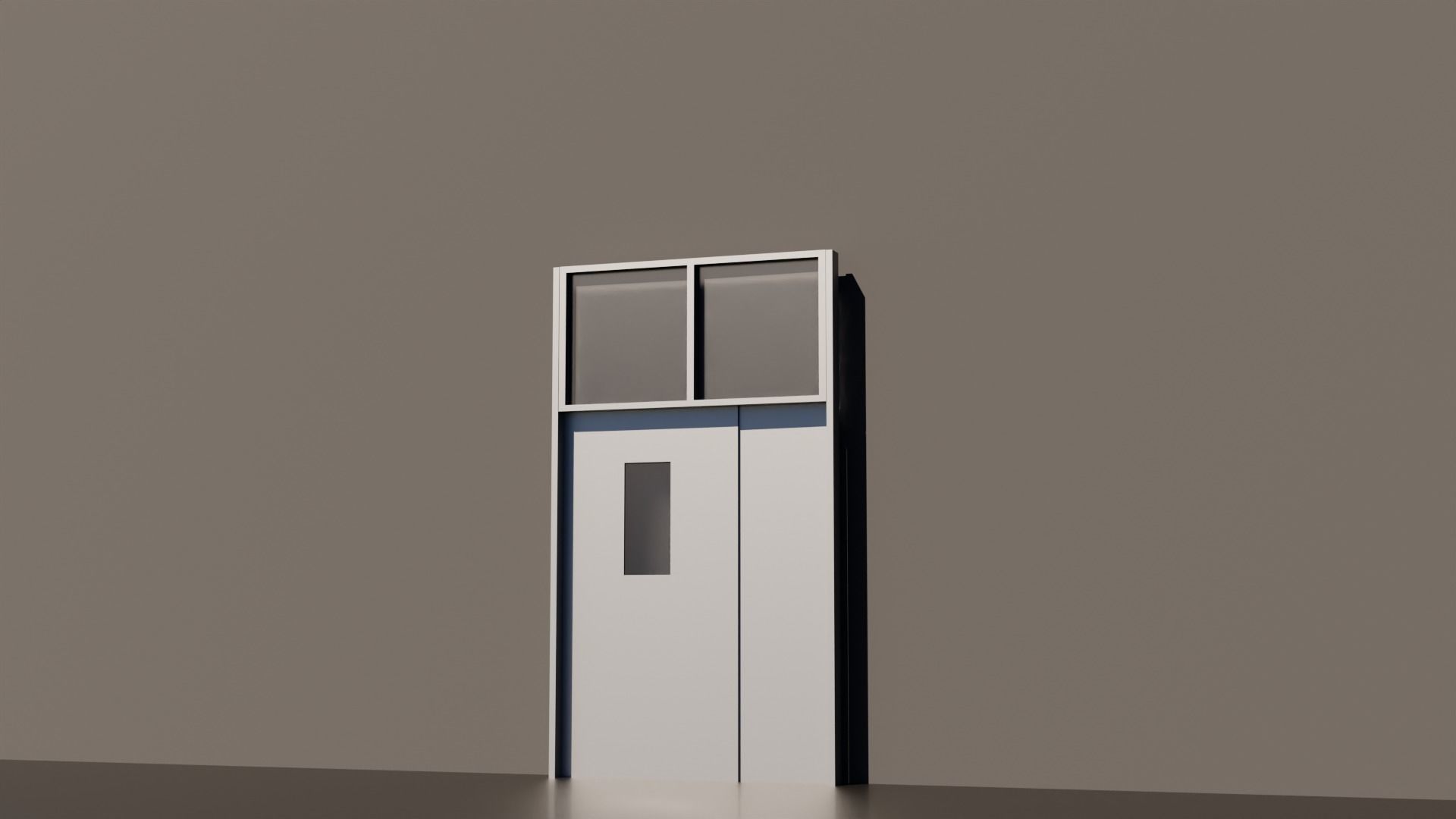15 Exterior Doors Base Mesh Models Low-poly 3D model_22