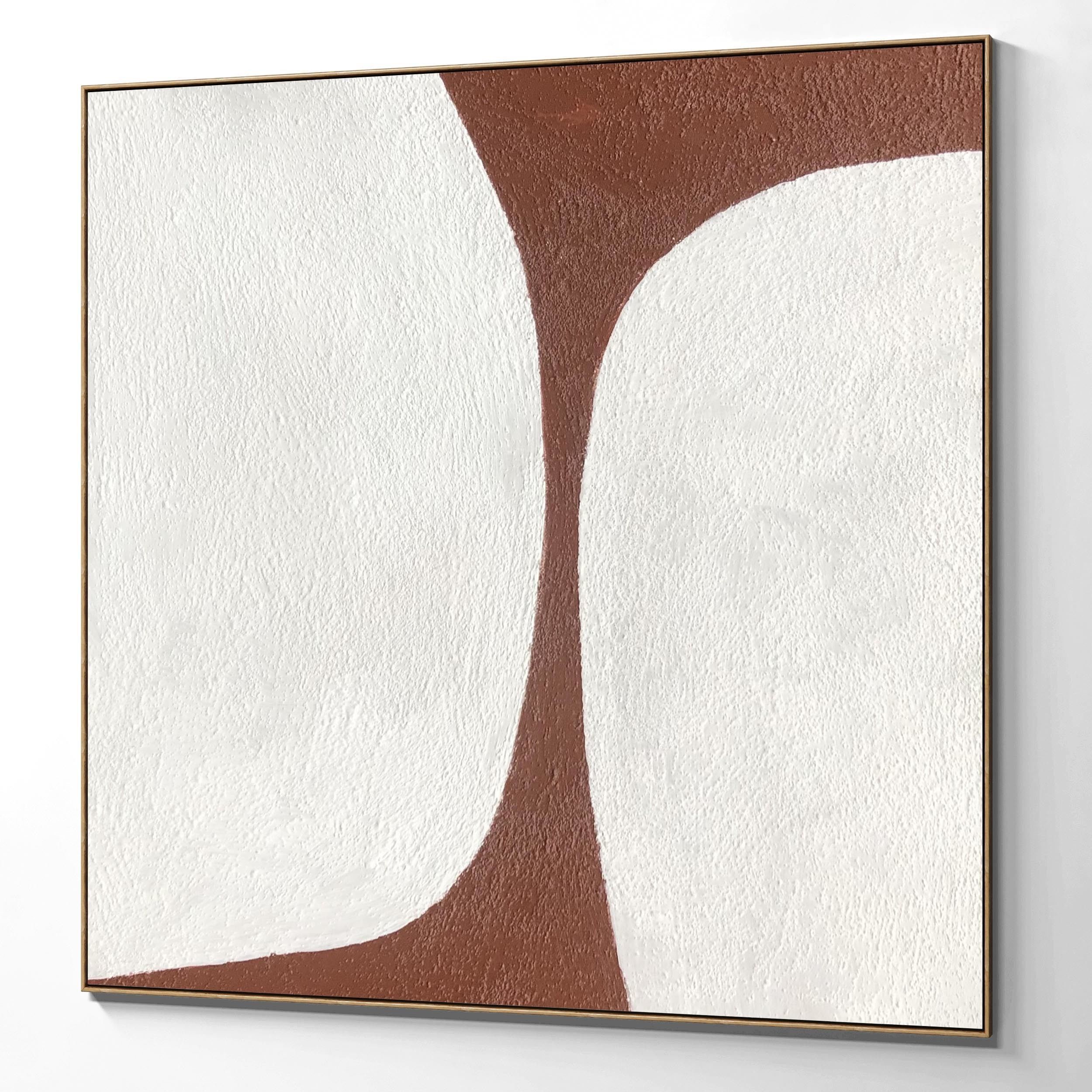 Plaster two square photo frames 144 Low-poly 3D model_4