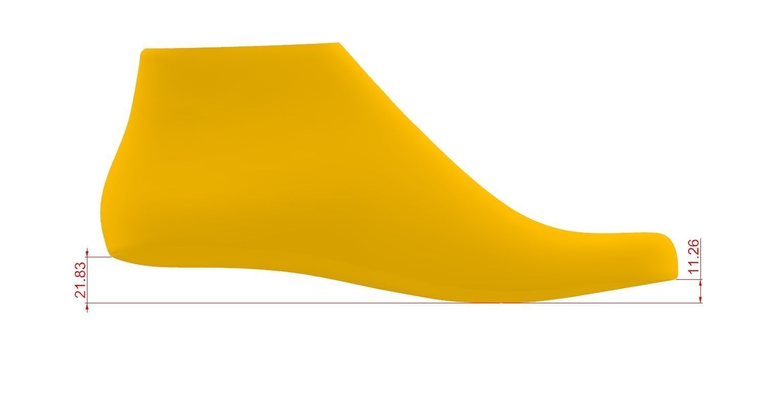 Man Shoe Last 3D print model_1