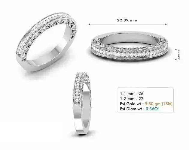 eternity wedding ring band