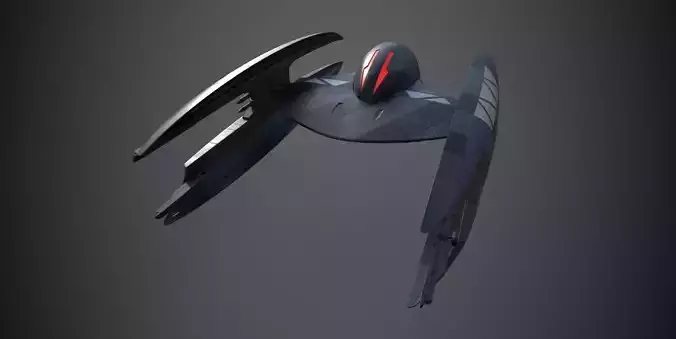 Vulture-class droid starfighter 3D model