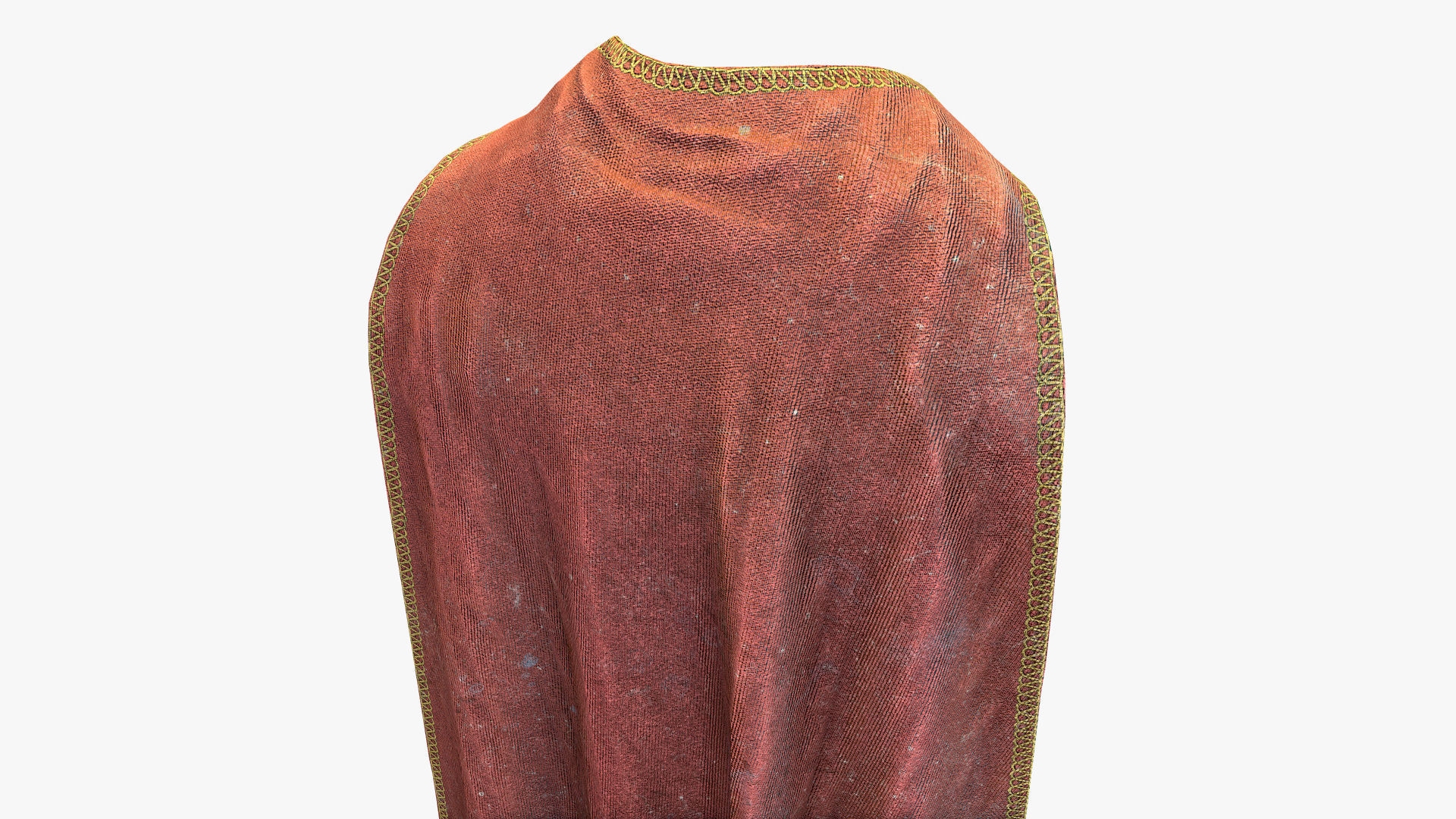 Medieval Knight Cloak Low-poly 3D model_5