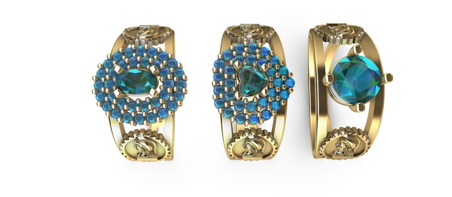 Graduate Class Ring - Civil Engineering - Engenharia Civil 3D print model_4