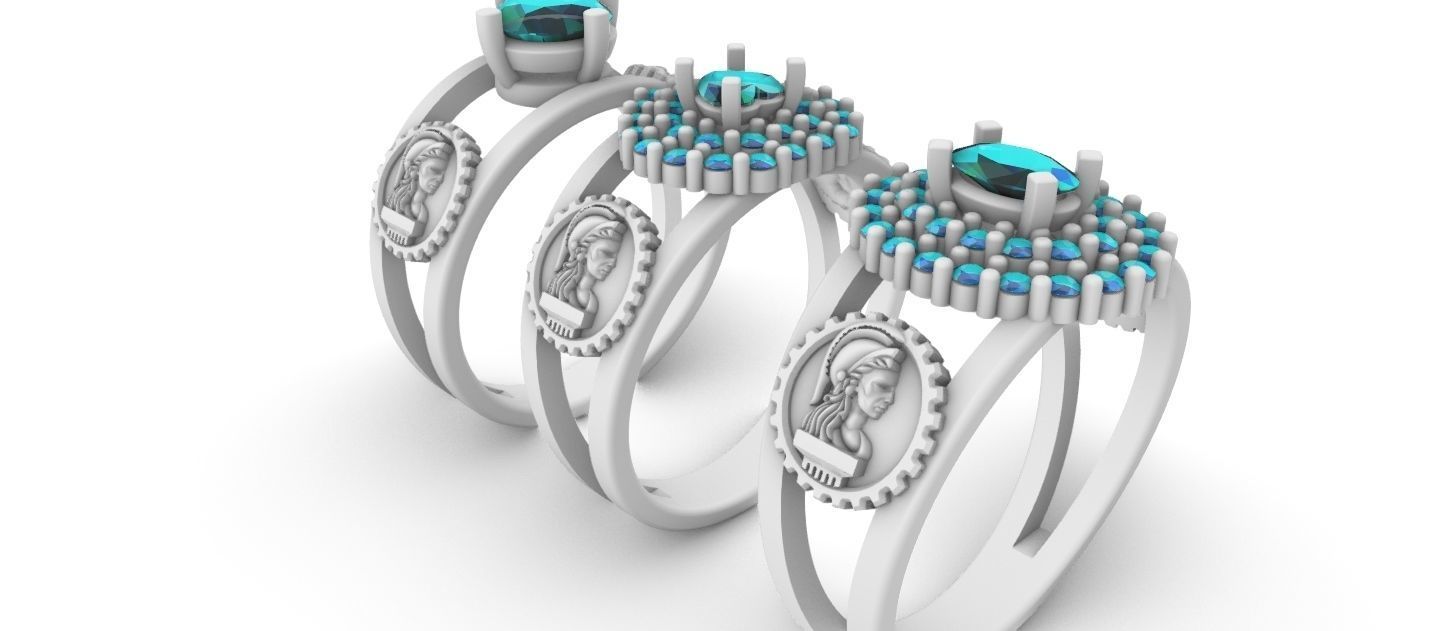 Graduate Class Ring - Civil Engineering - Engenharia Civil 3D print model_14
