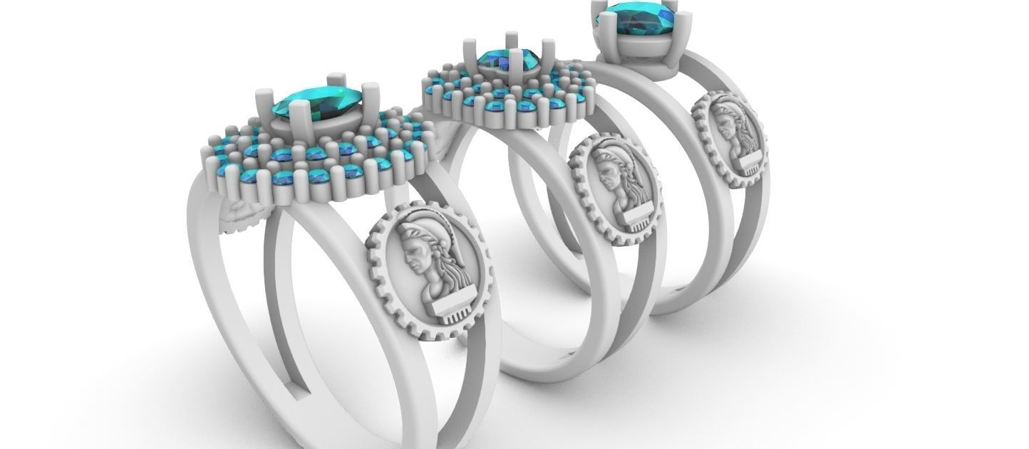 Graduate Class Ring - Civil Engineering - Engenharia Civil 3D print model_16