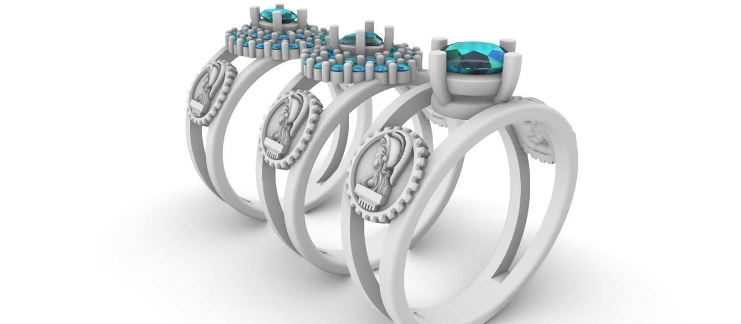 Graduate Class Ring - Civil Engineering - Engenharia Civil 3D print model_9