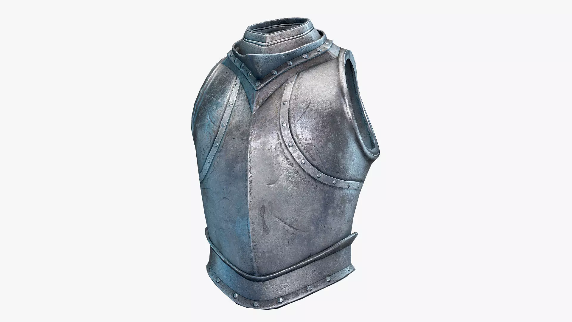 Medieval Knight Armor 01 Low-poly 3D model_0