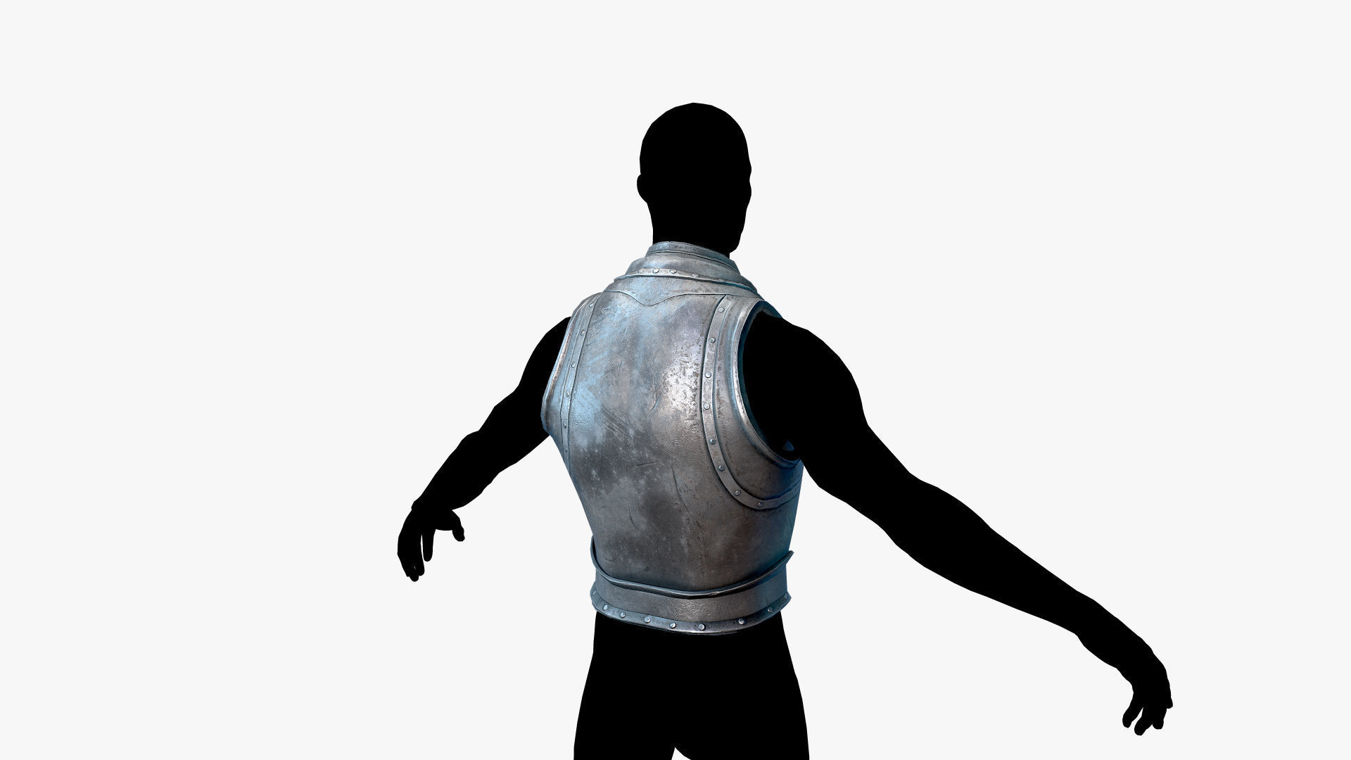 Medieval Knight Armor 01 Low-poly 3D model_8