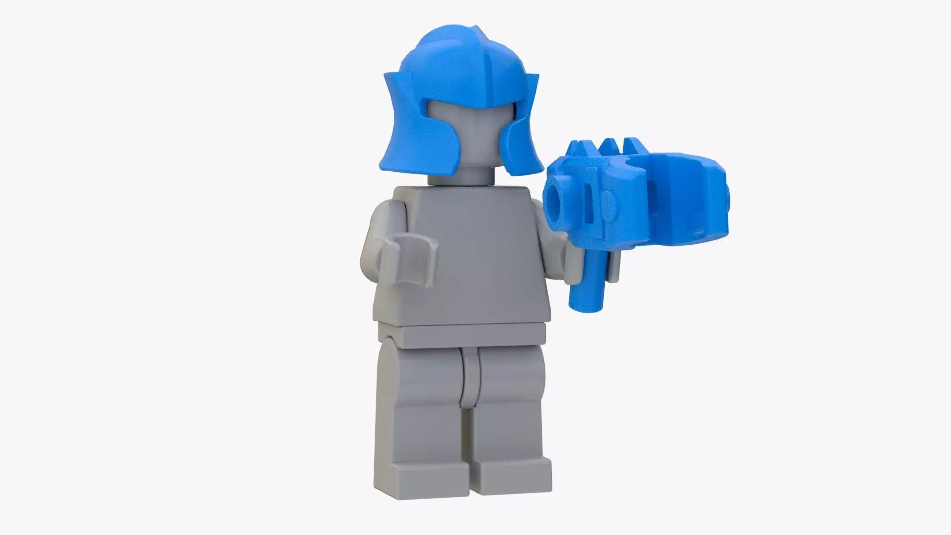 LEGO Helmet Castle with Cheek Protection Angled 3D model