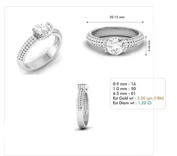solitaire engagement ring