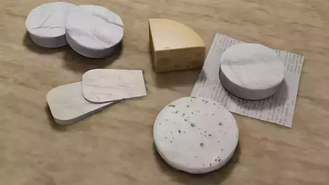 Cheese Pack 3D model