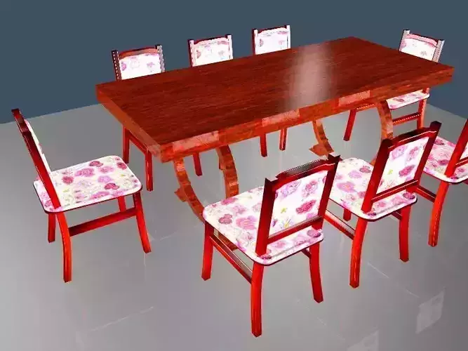 DINING TABLE AND CHAIRS