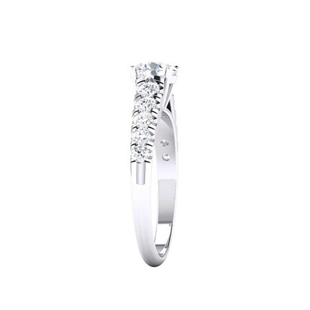 solitaire engagement ring 3D print model_3