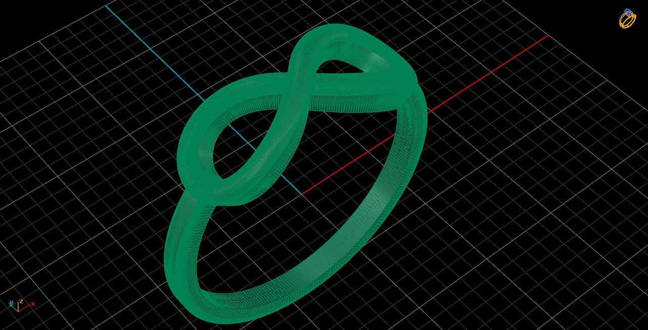 Infinity Ring 3D print model_3