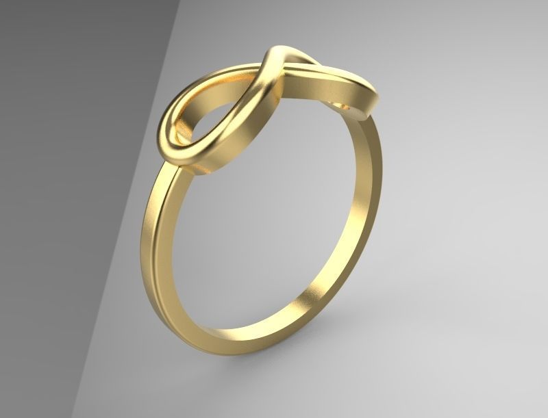 Infinity Ring 3D print model_2