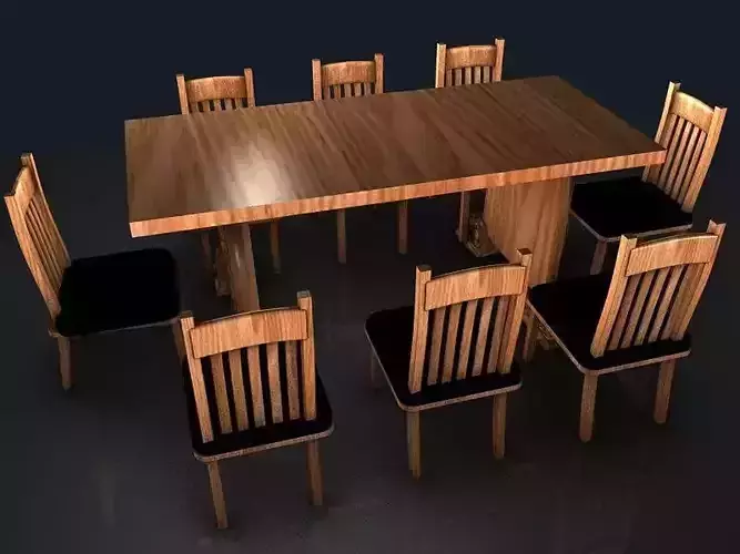 DINNIG TABLE AND CHAIR