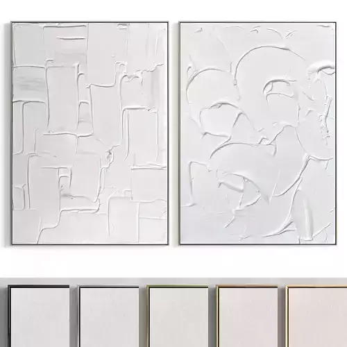 Plaster Two Photo Frame 112