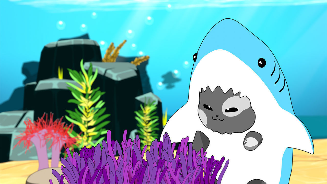 Viral Baby Shark Cats Entire Scenes and Characters Setup 3D model_5