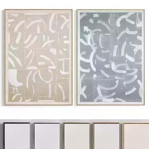 Plaster Two Photo Frame 114