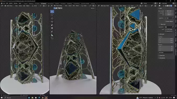 fractal column game ready 