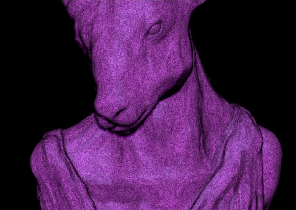 Roman Ram Sculpture 3D print model_16