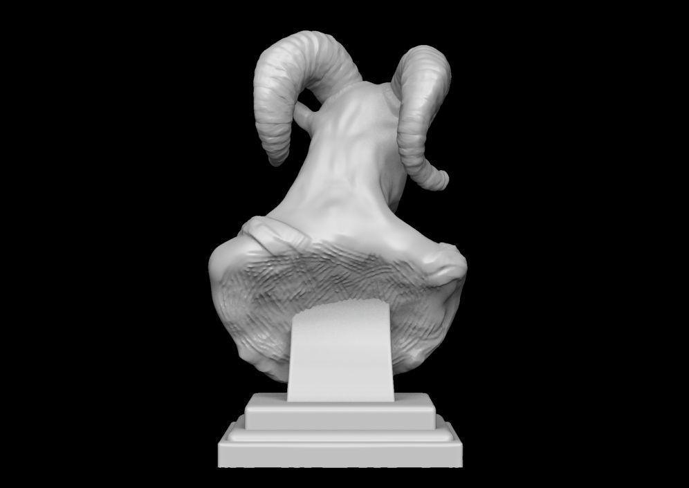 Roman Ram Sculpture 3D print model_10