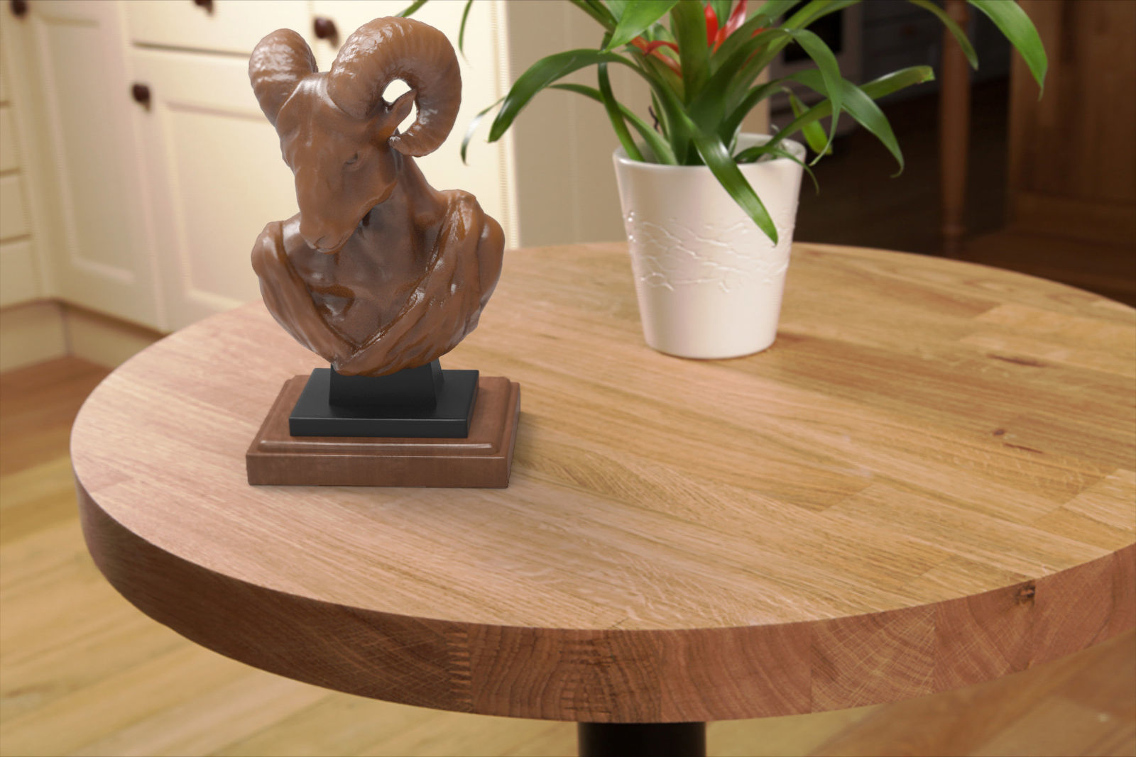 Roman Ram Sculpture 3D print model_17