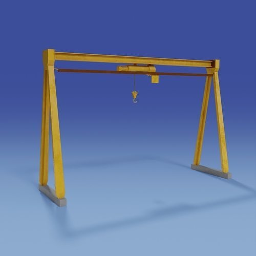 Gantry Portica Free low-poly 3D model