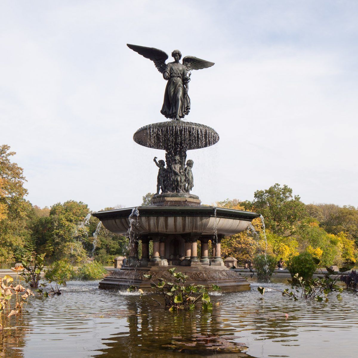 Bethesda Fountain Central Park NY 3D print model_8