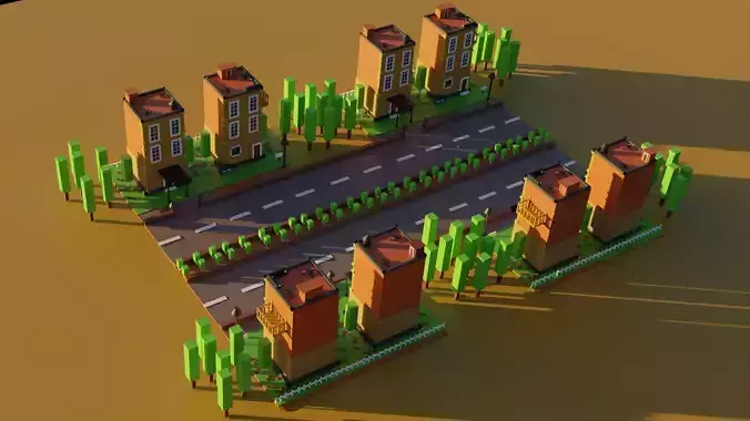 3d Model Of Apartments 3D print model