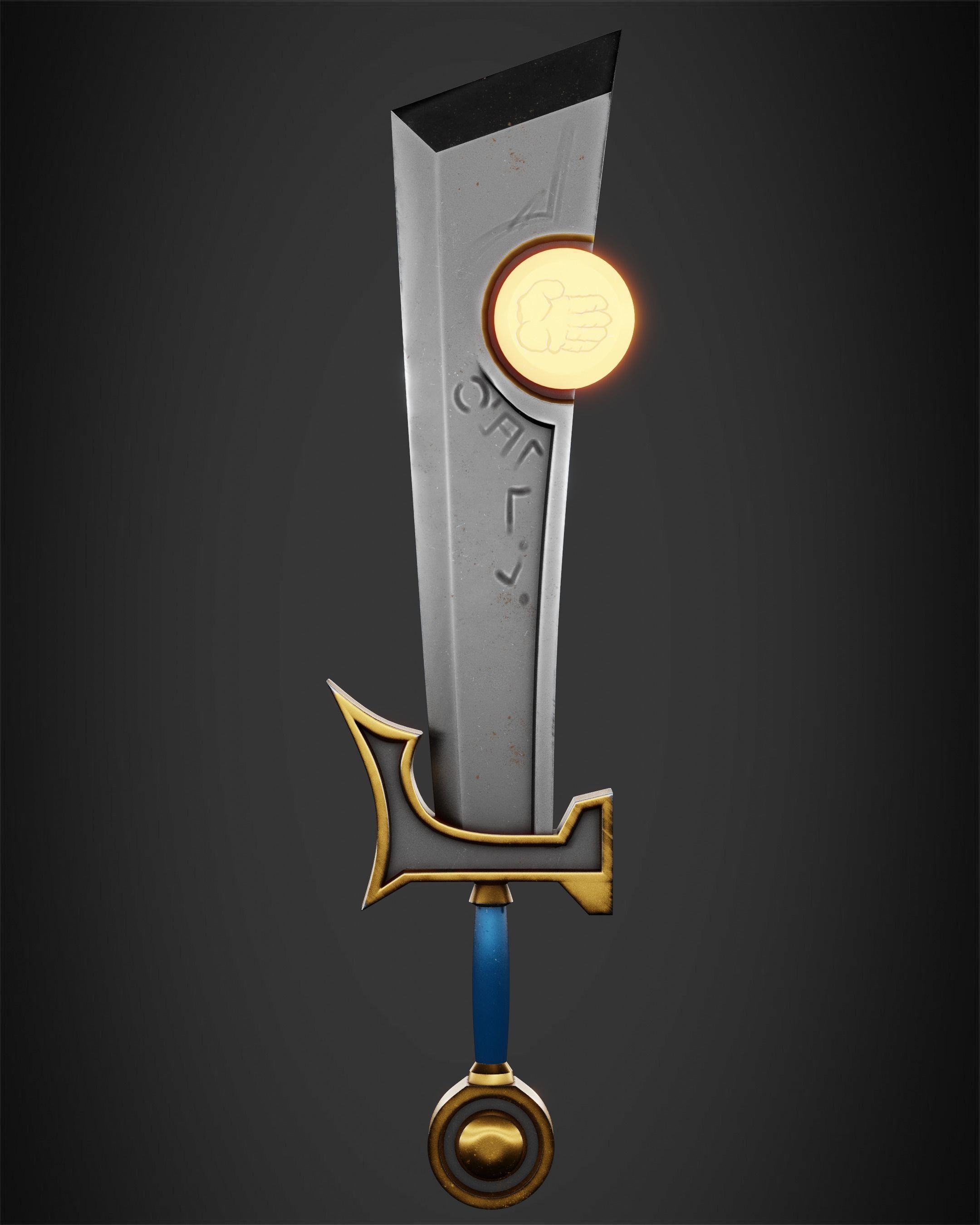 World of Warcraft Paladin Judgment Sword for Cosplay 3D print model_1