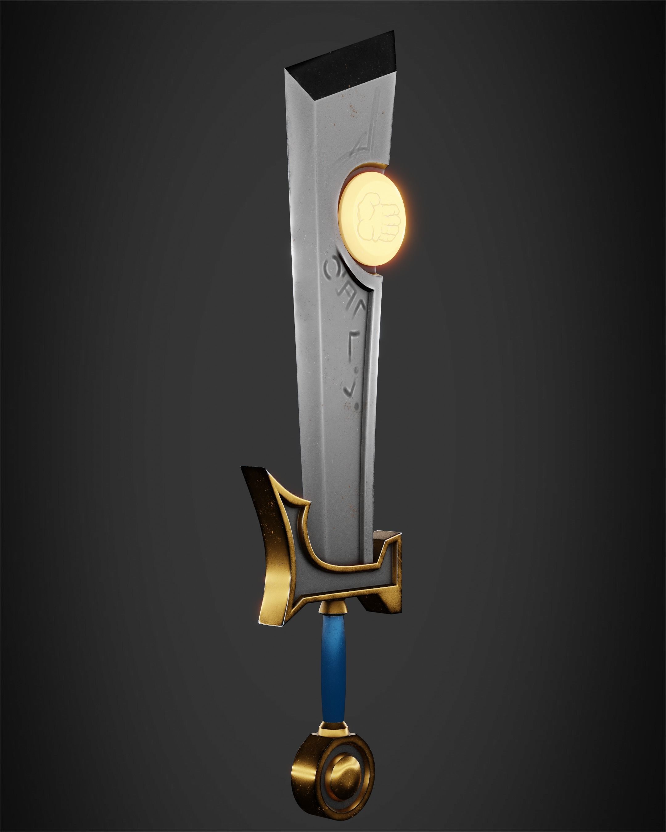 World of Warcraft Paladin Judgment Sword for Cosplay 3D print model_8