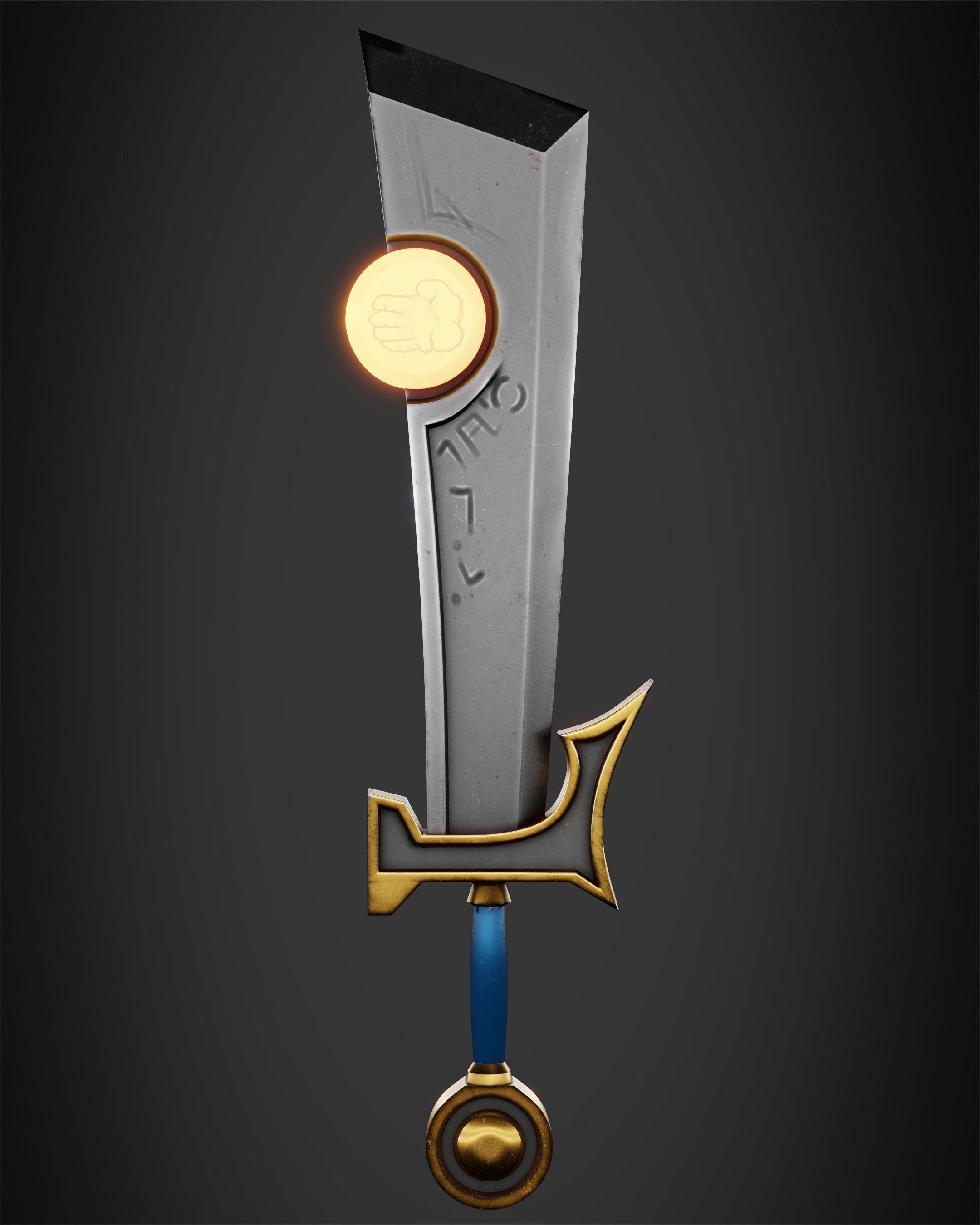 World of Warcraft Paladin Judgment Sword for Cosplay 3D print model_5